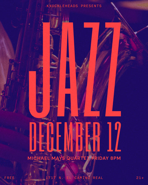 December 12 / Jazz with Michael Mays Quartet